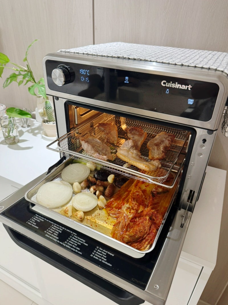 쿠진아트 에어프라이어 자동청소기능으로 깨끗하게 사용해요! 스팀에어프라이어 공구3차 / 1....