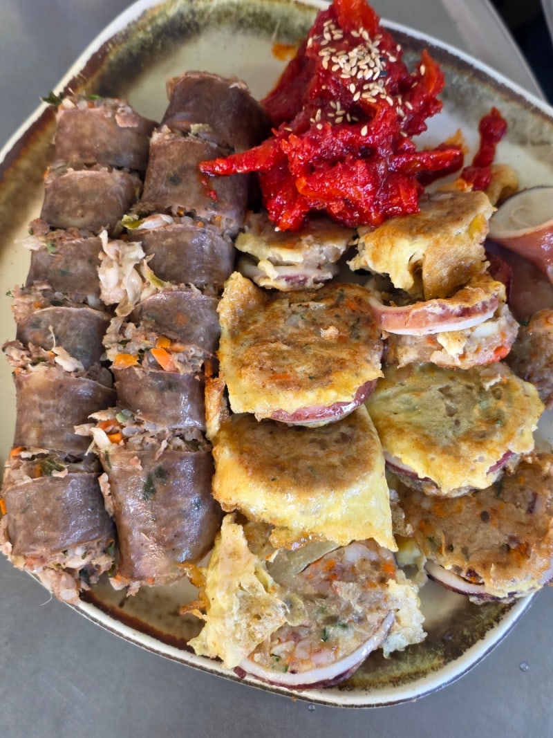 속초 맛집 단천식당 아바이마을 가는법 갯배 탑승법 모듬순대 아바이순대국밥 명태회냉면