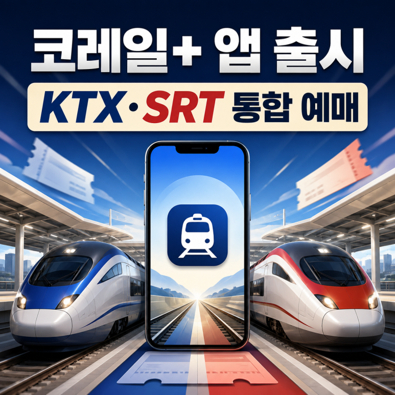 KTX SRT 통합, SRT 타던 사람이 꼭 챙길 앱·마일리지·요금 변화