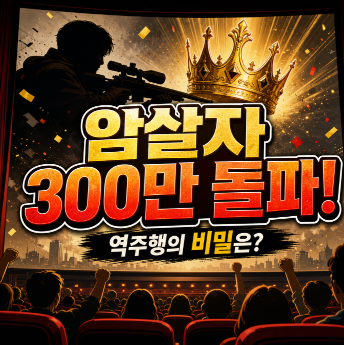 "초반엔 조용하더니 갑자기?"...암살자 20일 300만 돌파, 입소문이 만든 역주행 기록