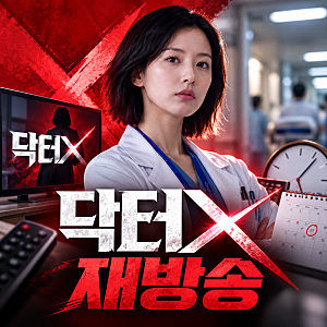 닥터X 재방송 편성표, 2회가 먼저 나온다고? 10월 12~16일 연속 시청 시간