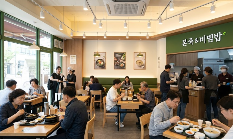 [수원] 본죽&비빔밥 양도양수 창업 | 창업비용 2억 2천, 월매출 4,800만 원의 특급 매장