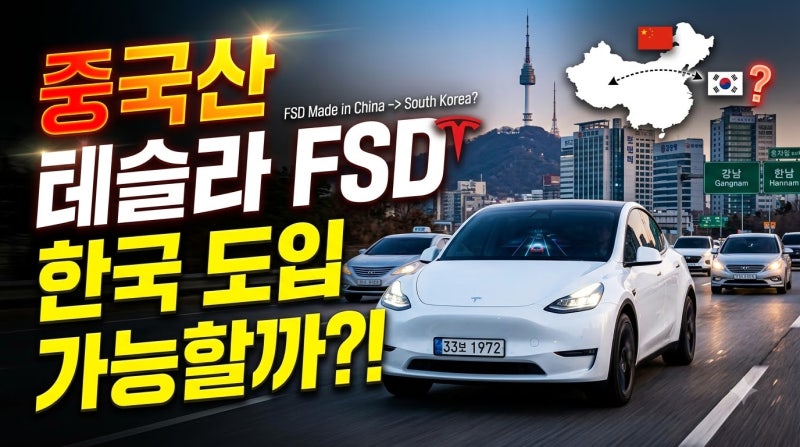 "같은 차인데 미국산만 되나요?"… 중국산 테슬라 FSD 도입 가능성과 넘어야 할 산