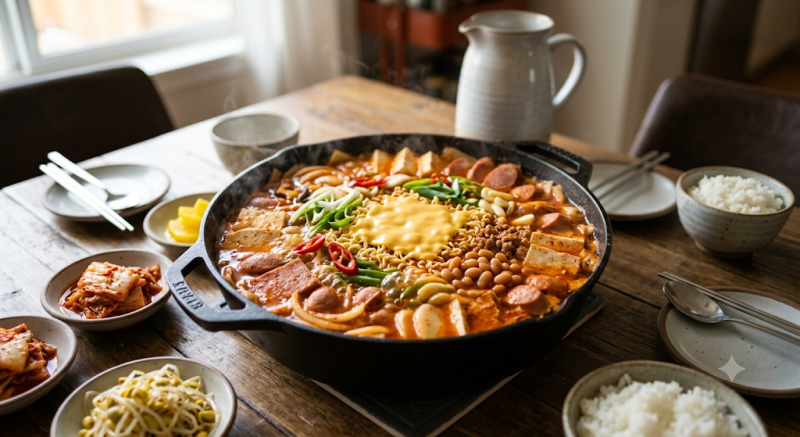 [레시피] 실패 없는 집밥 스타일 클래식 부대찌개 황금레시피
