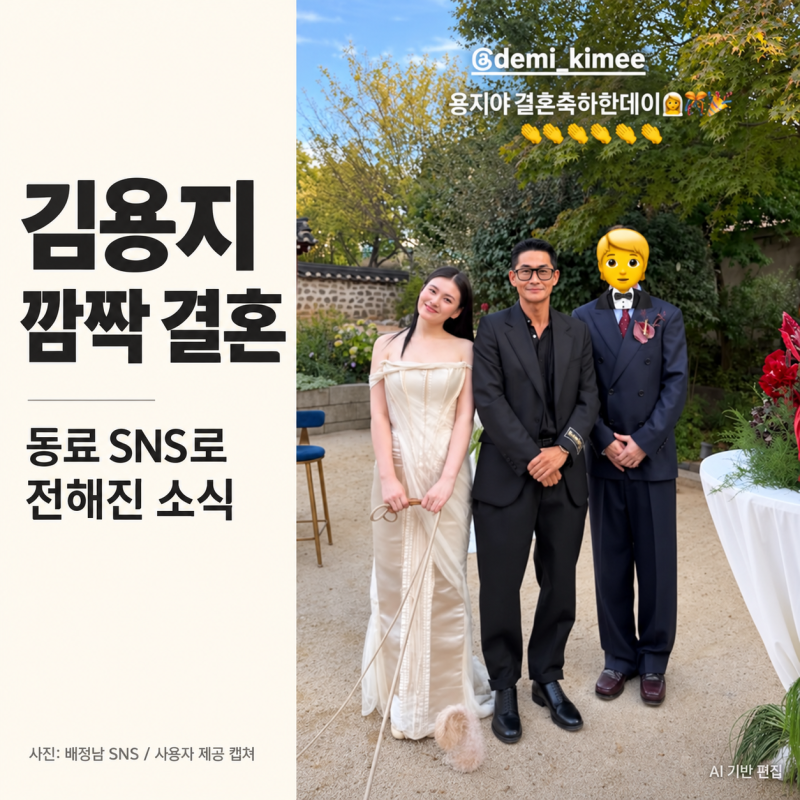 김고은 SNS에 올라온 웨딩사진…‘구미호뎐’ 김용지 결혼했다