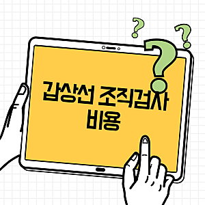 갑상선 조직검사 비용 얼마? 세침흡인검사·건강보험·실비 정리