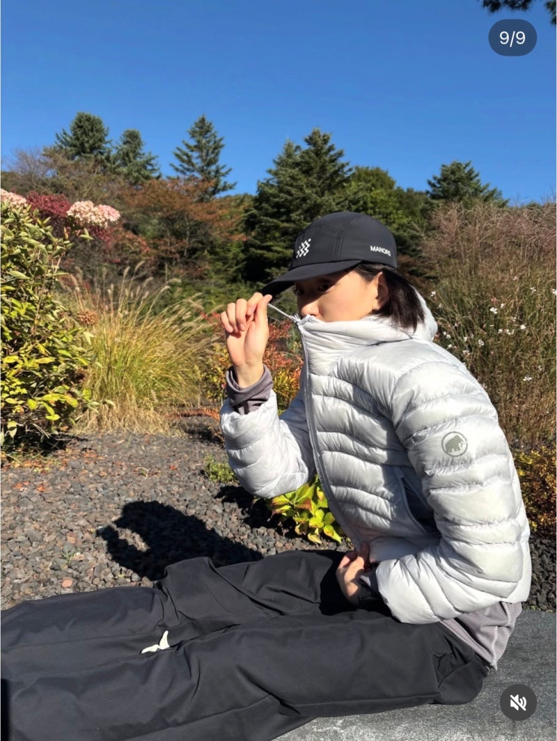 배우 류혜영 인스타 일상 사진 여자 겨울 경량패딩 코디 스타일 추천