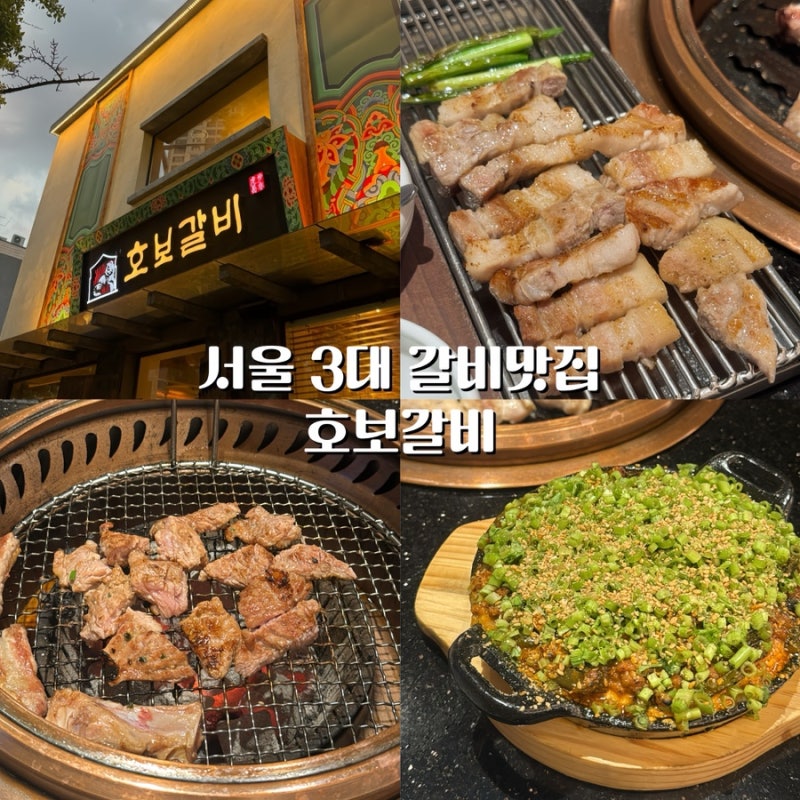 용산돼지갈비집은 여기에요 서울 3대 갈비맛집 호보갈비 용산점 후기