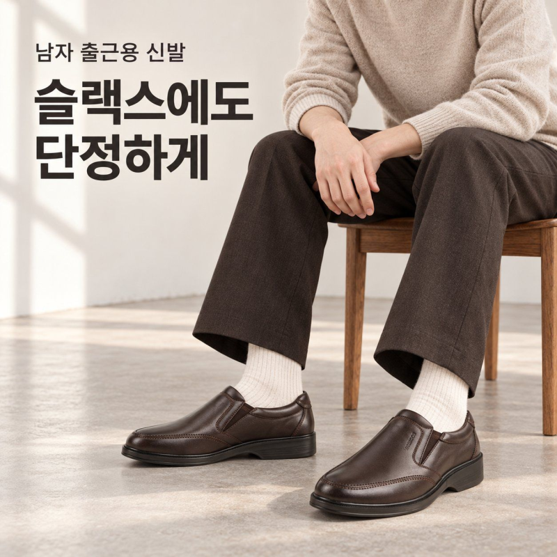 남자 정장운동화 고르는 법, 슬랙스에 어울리는 출근용 신발