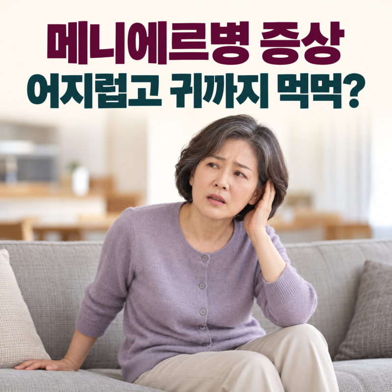 메니에르병 증상, 어지럼증 멎었다고 끝? ‘귀의 변화’를 확인해야 하는 이유