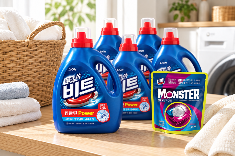 세탁세제 12L가 29,900원? 비트 딥클린에 캡슐세제 5개까지!