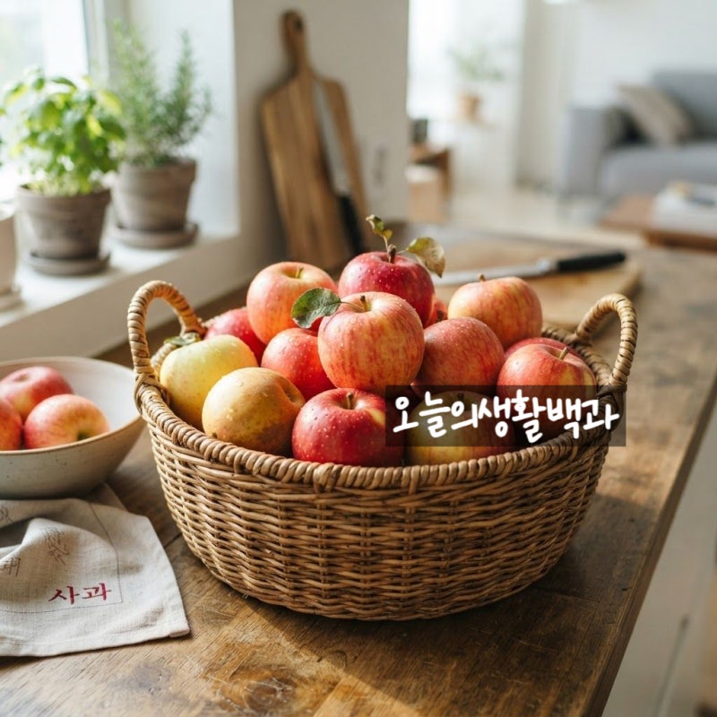 신선하게 오래가는 사과보관법 냉장고 넣기 전이 중요합니다