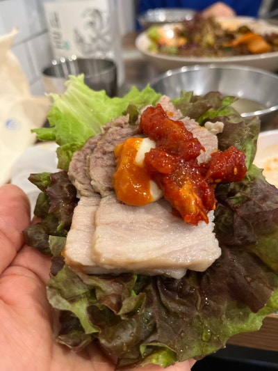 가을비내리던날 구리보쌈 이층집보쌈과전 다녀왔어요