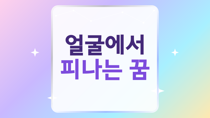 얼굴에서 피나는 꿈 해몽, 부위와 상황별 길몽 흉몽 풀이
