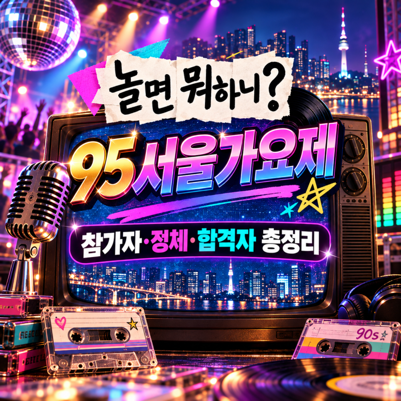 놀면 뭐하니 95 서울가요제 참가자 정체부터 1차 예선 합격자·선곡까지 총정리
