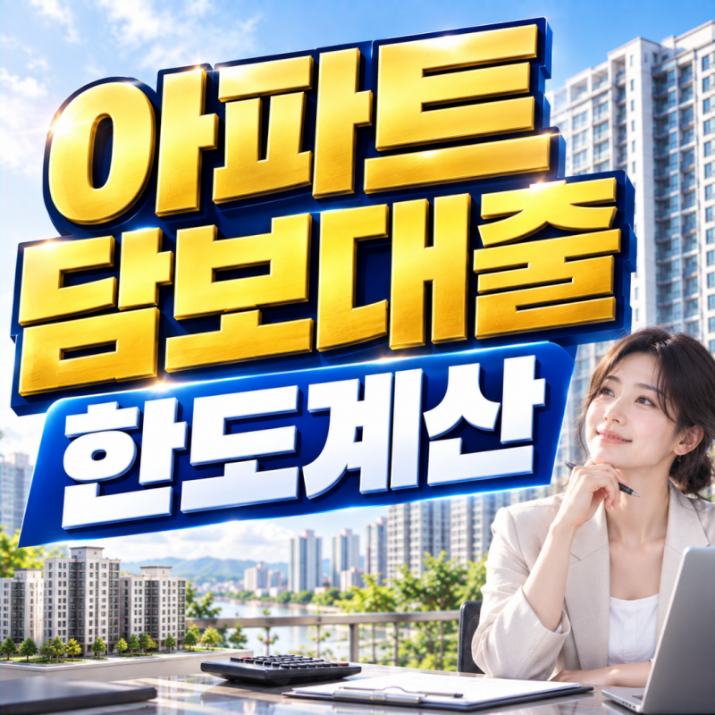 아파트담보대출 한도계산, 집값에 숫자만 곱하면 안 되는 이유