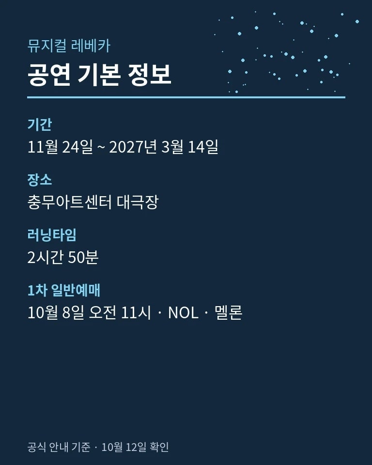뮤지컬 레베카 2026, 옥주현·신영숙 댄버스 부인 캐스팅과 좌석 가격