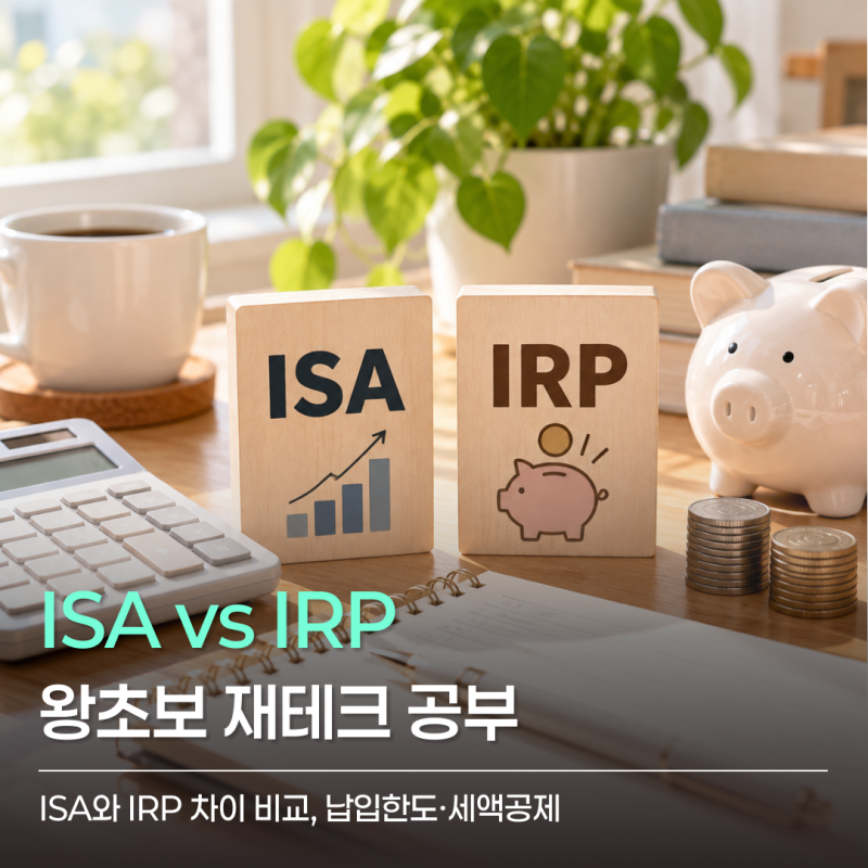 ISA IRP 차이 한눈에 비교, 세금 혜택부터 계산 예시까지