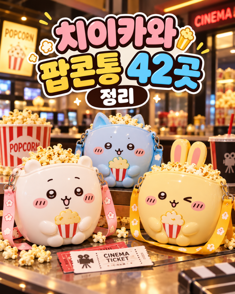 치이카와 팝콘통 판매 지점 42곳｜오픈런 없이 사는 방법 정리