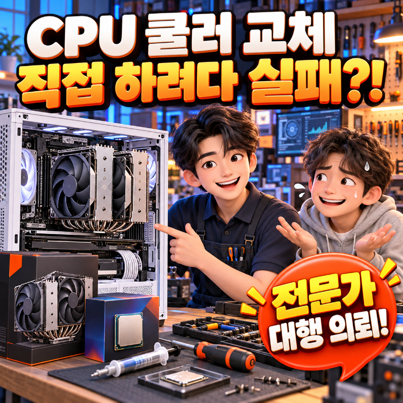 CPU 쿨러 교체 직접 하려다 결국 렉스컴으로 맡긴 이유