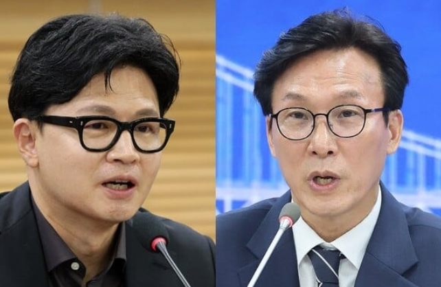 [속보] 한동훈 딸 논문 의혹에 <b>김민석</b> 아들까지 <b>등장</b>…정치권 뒤흔....