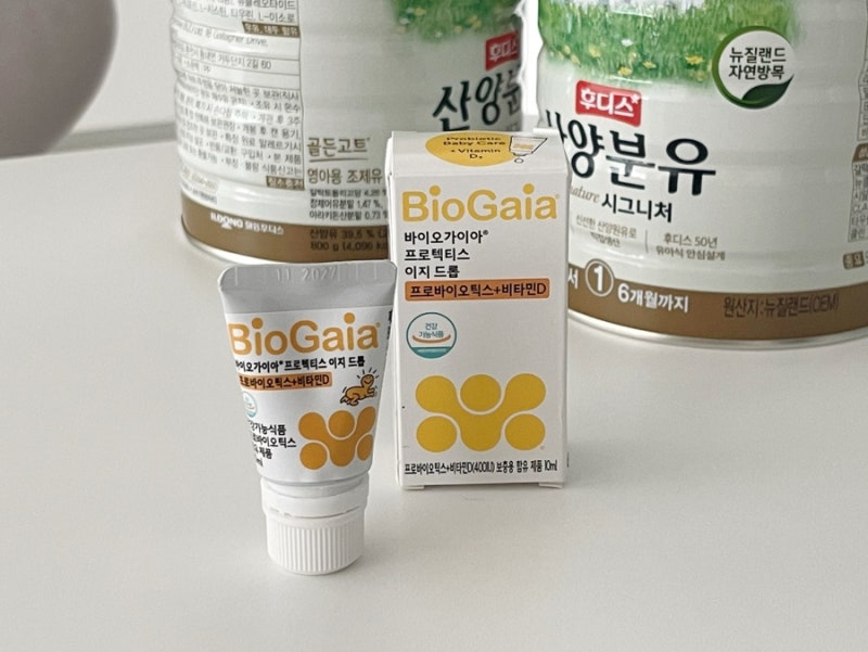 바이오가이아 프로텍티스 이지드롭 비타민D 유산균 : 산양분유에 딱 맞는 유산균