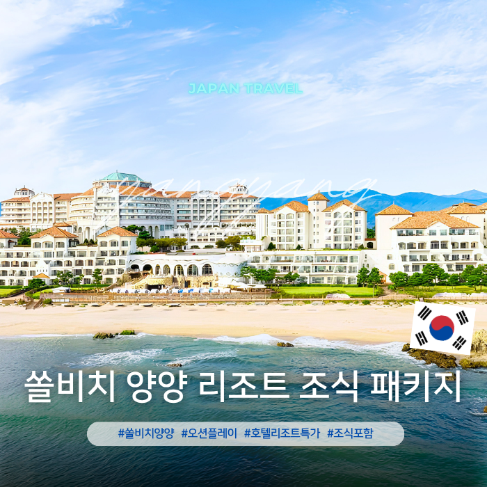 쏠비치 양양 리조트 방타입 조식 오션플레이 가격 할인