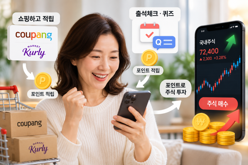 “쇼핑만 했는데 주식이 쌓인다?” 4050이 빠진 주식 짠테크 방법
