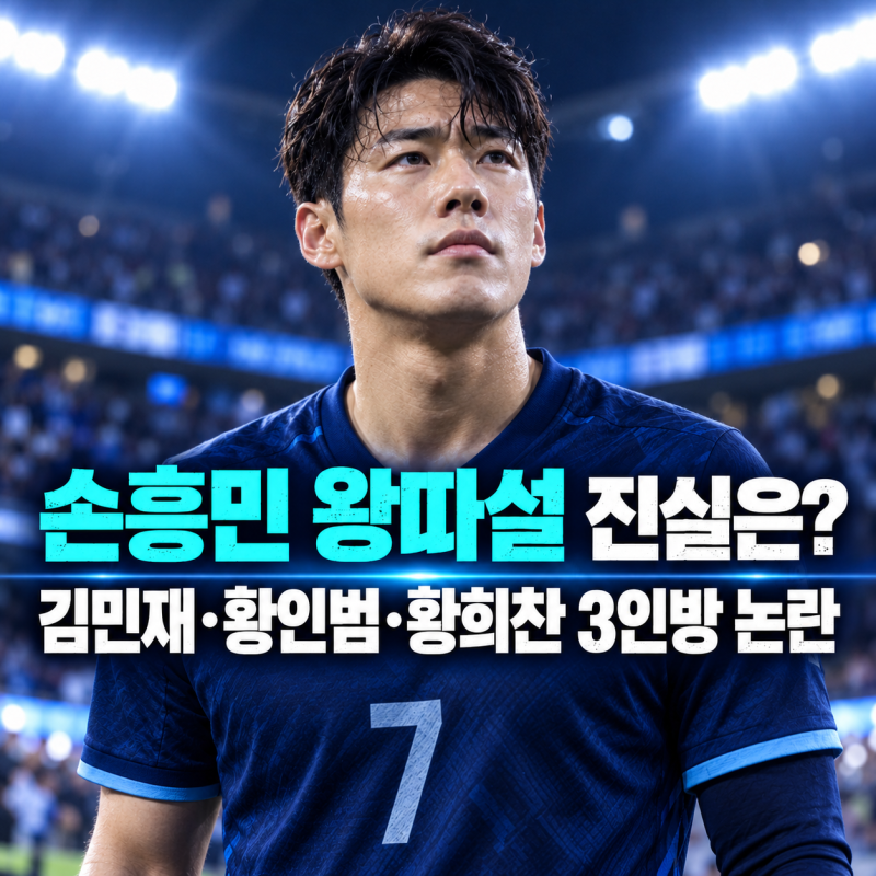 손흥민 왕따설 진실은? 김민재·황인범·황희찬 3인방 논란