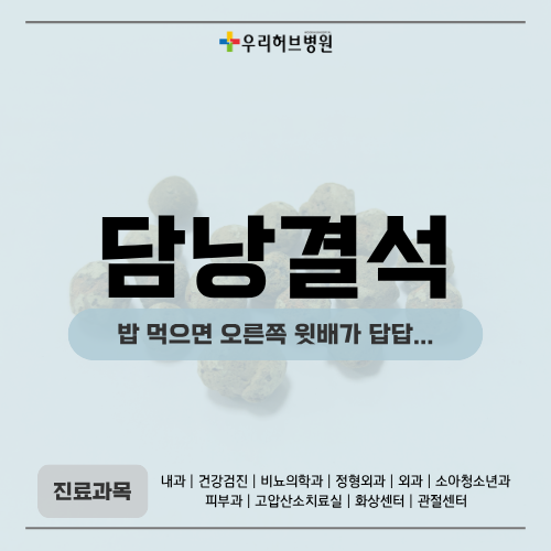 테크노폴리스 담낭결석 증상, 소화불량과 헷갈린다면? 원인부터 검사·치료까지
