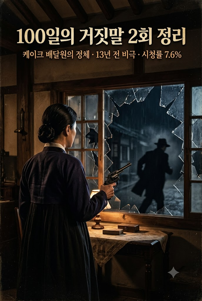 100일의 거짓말 2회 줄거리, 감우성 정체는 유소란의 남편… 시청률 7.6%와 3회 관전 포인트