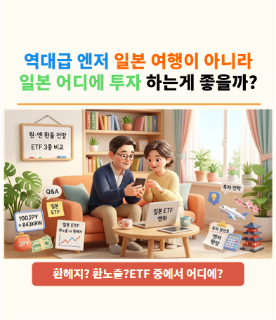 역대급 엔화 약세 엔저 현상, 일본 여행 말고 투자한다면 환노출 vs 환헤지 ETF 중 어디에 투....