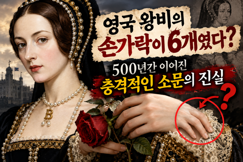 손가락이 6개였다는 영국 왕비 앤 불린! 실제 질병이었을까, 누군가 퍼뜨린 소문이었을까?