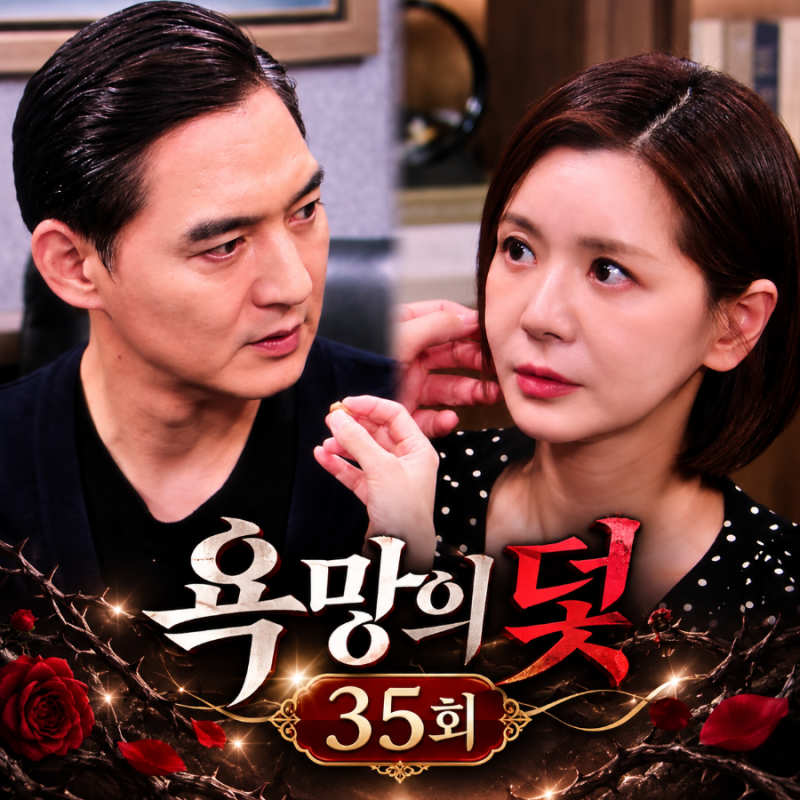 욕망의 덫 35회 장서희, 빌런이 된 진짜 이유 도박중독 남편의 가정폭력 피해자였다