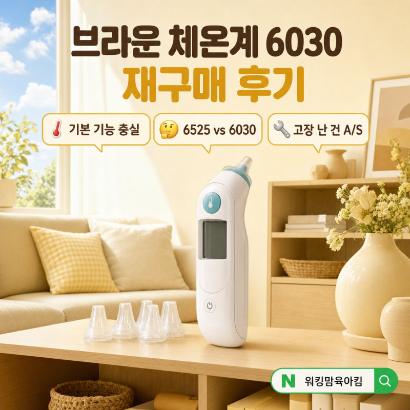 브라운 체온계 IRT6030 재구매 후기｜고장 나서 6525 대신 같은 모델 다시 산 이유