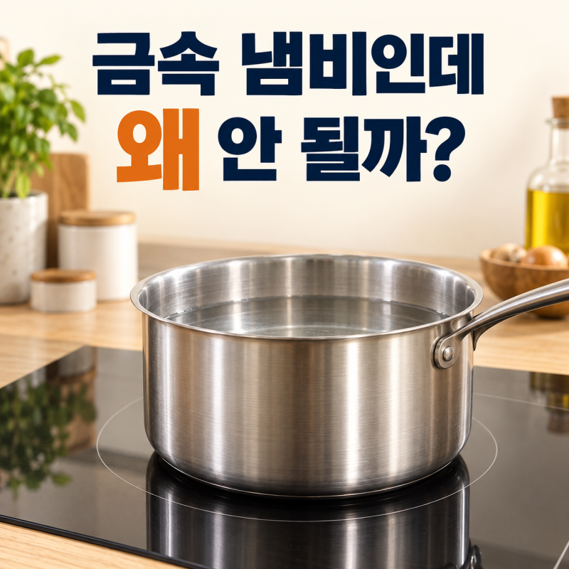 인덕션 냄비 안 되는 이유: 금속이면 모두 가열될까?