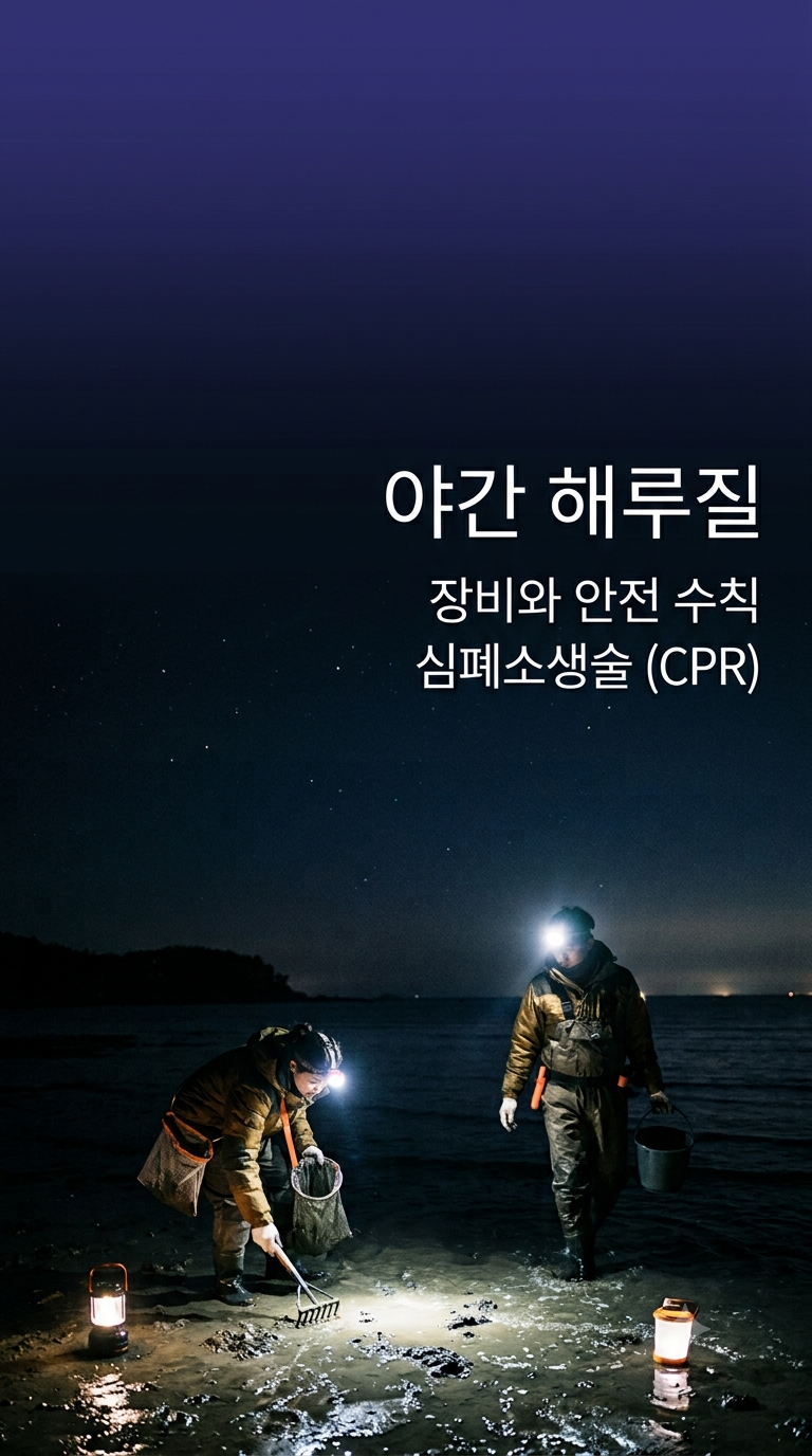 "자격증 없는 야간 해루질? 벌금 폭탄 맞기 전에 꼭 읽어보세요" (수상레저안전요원 교육이 ....