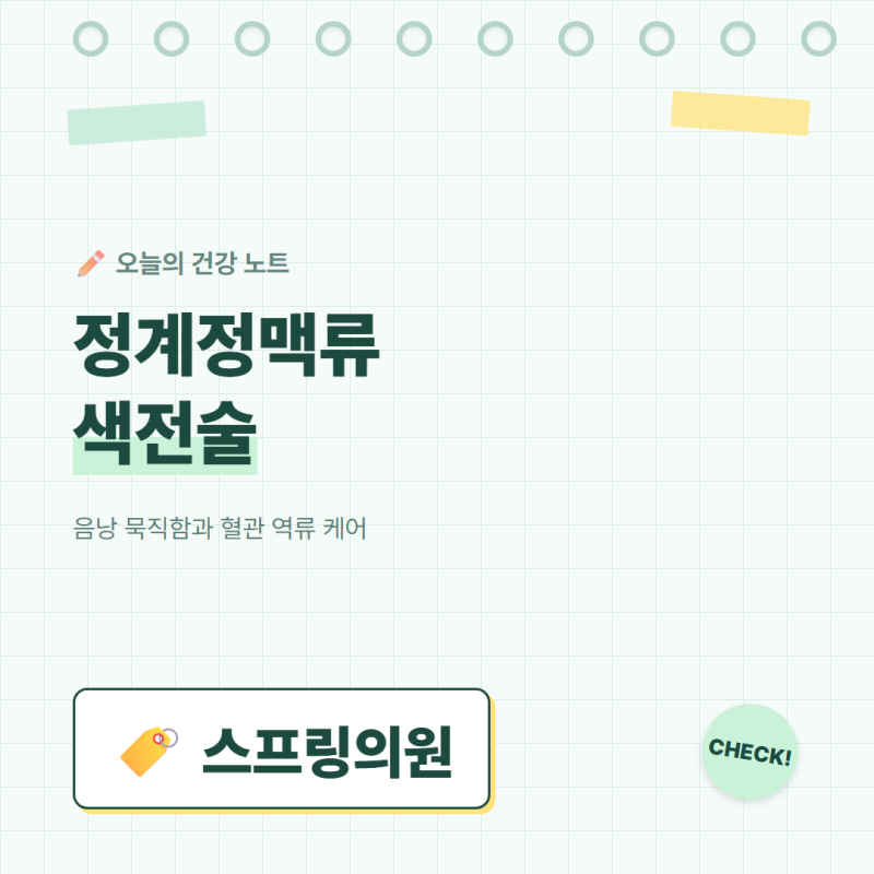 별내내과 정계정맥류 색전술, 과정과 주의점 한눈에 정리