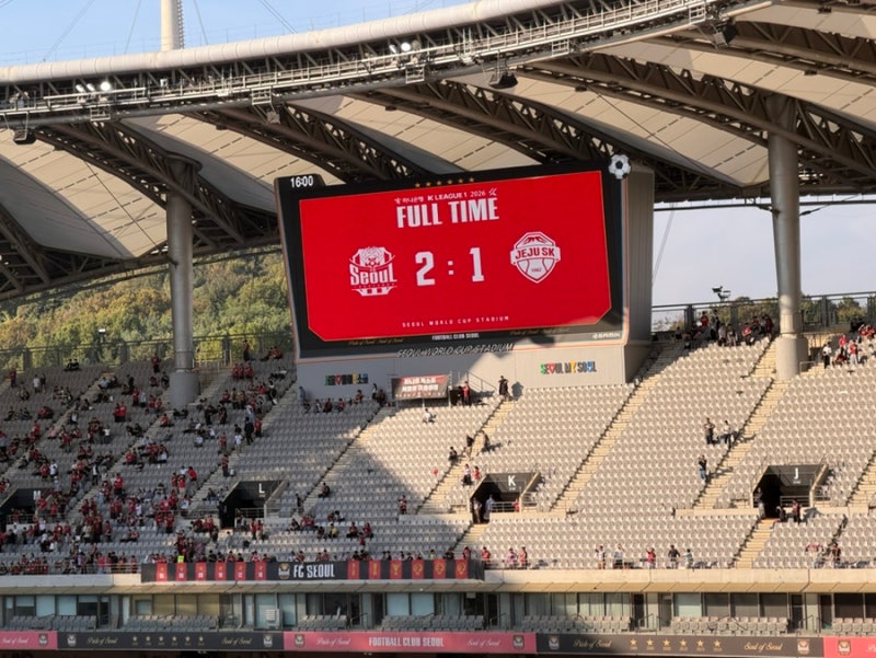 [k리그 직관] fc서울 vs 제주skfc 경기, 여자친구랑 n번째 직관데이트했어요
