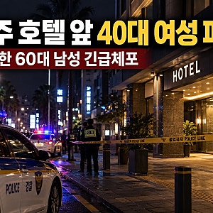 제주 연동 길거리 40대 여성 흉기 사망 살해 사건 도주한 60대 남성 3시간 30분 만에 긴급체포
