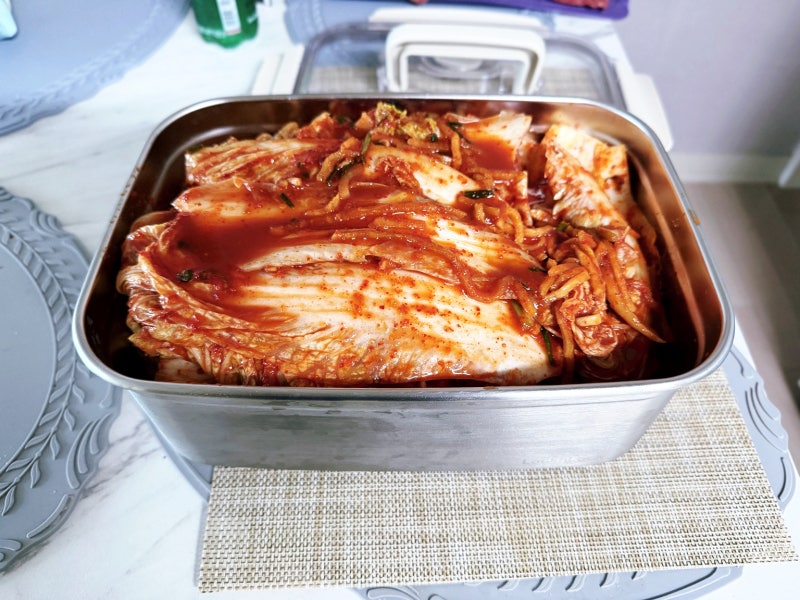 락앤락 숨쉬는 스텐김치통, 김치 맛 때문에 바꿨다