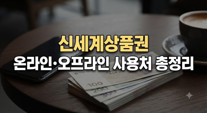 신세계상품권 사용처 총정리 (이마트, 스타벅스, 온라인 사용법부터 구매·판매 팁까지)