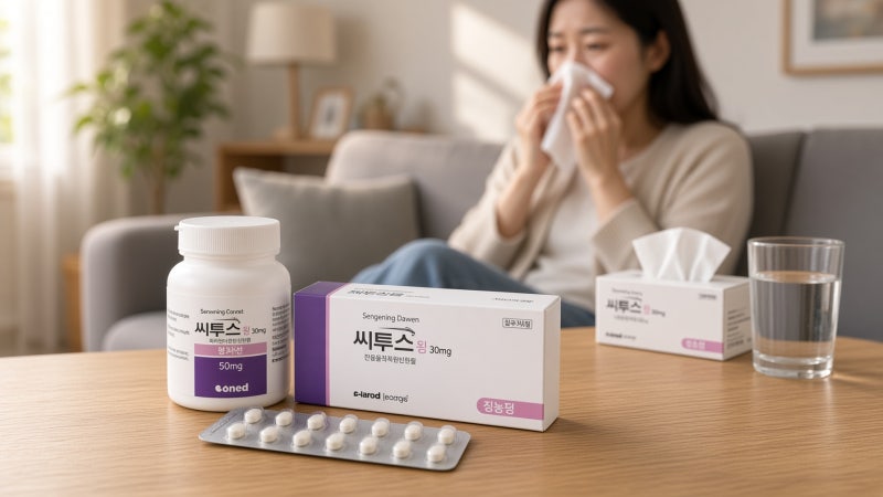 씨투스정, 알레르기 비염약 먹어도 코막힘이 그대로인가요?