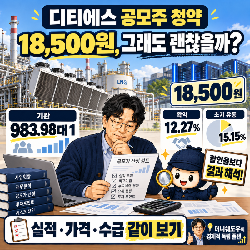 디티에스 공모주 청약, 공모가 1만8500원 확정…실적 좋아도 지금 싸다고 볼 수 있을까?