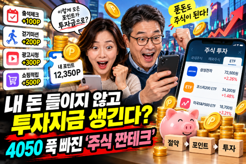 [인포바이브] “내 돈 한 푼 안 쓰고 주식 산다?”…4050세대가 푹 빠진 재테크의 정체