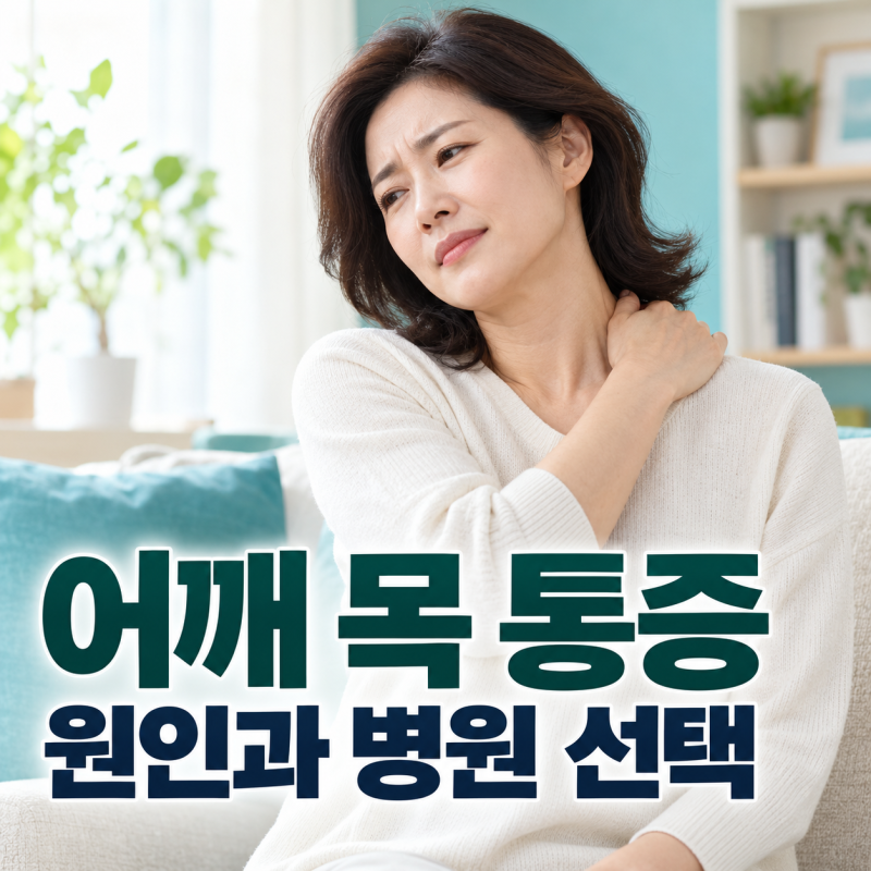 어깨 목 통증 원인, 오른쪽·왼쪽 아플 때 어느 병원에 가야 할까?