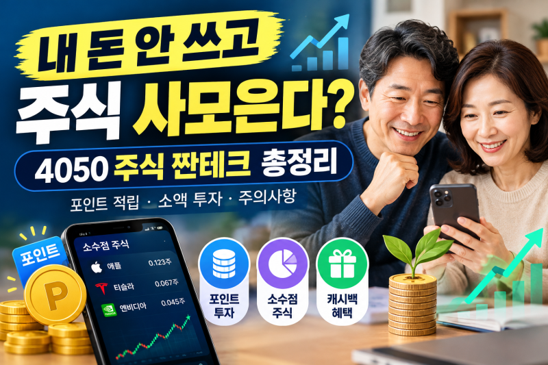 “내 돈 안 쓰고도 주식 사모은다”…4050 푹 빠진 ‘주식 짠테크’ 총정리