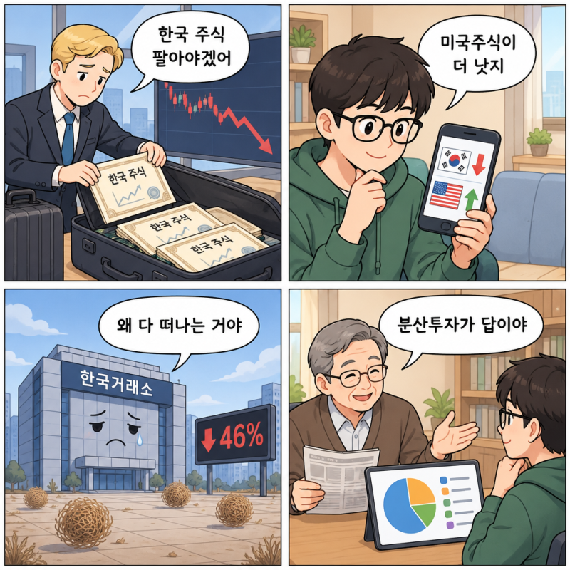 외국인 삼성전자 지분 46% 금융위기 이후 최저, 코리아 디스카운트 심화와 대응법 총정리