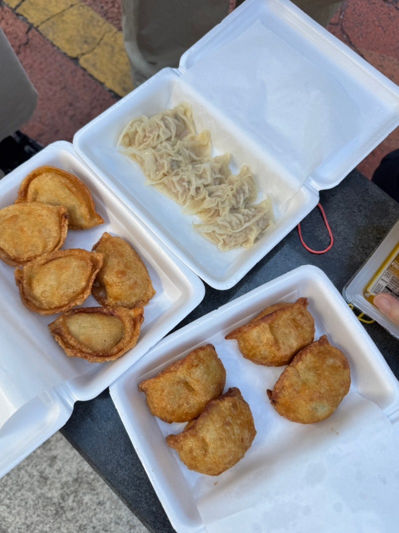 부산역 블루리본 만두맛집, 신발원 외전 포장 따뜻함