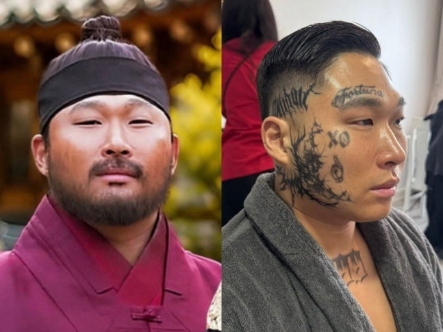 "얼굴에 문신 가득하더니"…스윙스 광안 사극 도전, 수염 붙이고 한복 입자 완전히 딴사람